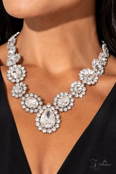 Paparazzi Everlasting - White 2023 Zi Collection Necklace