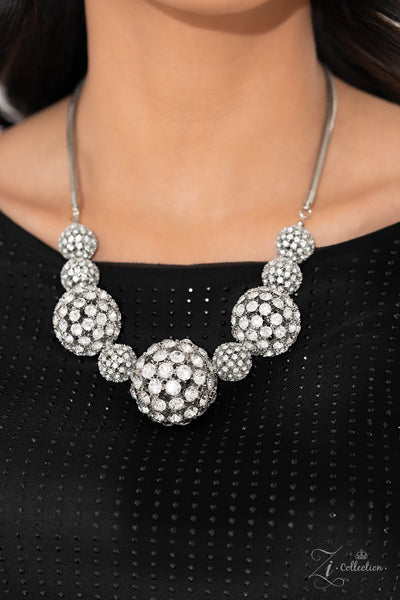 Paparazzi Undaunted - White 2023 Zi Collection Necklace