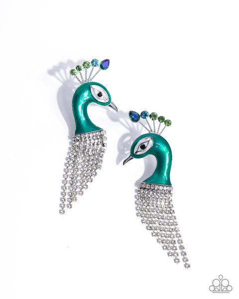 Paparazzi Pampered Peacock - Multi Earrings