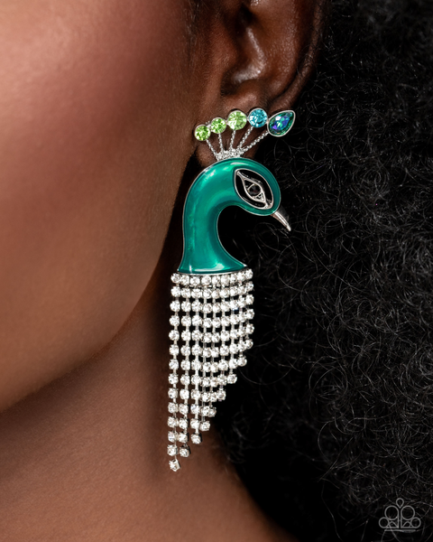 Paparazzi Pampered Peacock - Multi Earrings