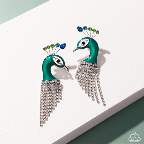 Paparazzi Pampered Peacock - Multi Earrings