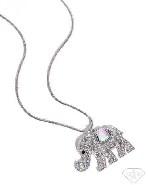 Paparazzi Unforgettable Shimmer - Multi Elephant Necklace