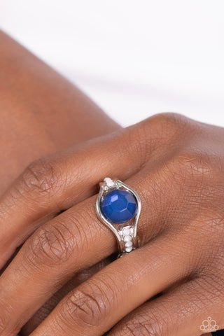 Paparazzi Meadow Mist Blue Ring