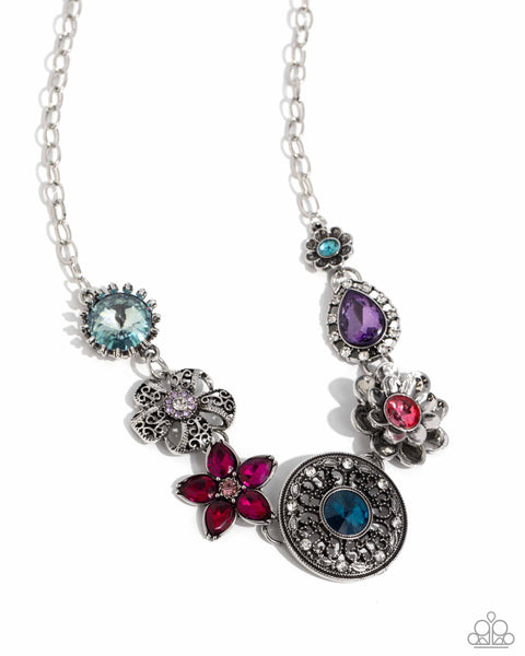 Paparazzi Giddy Garden - Multi Necklace