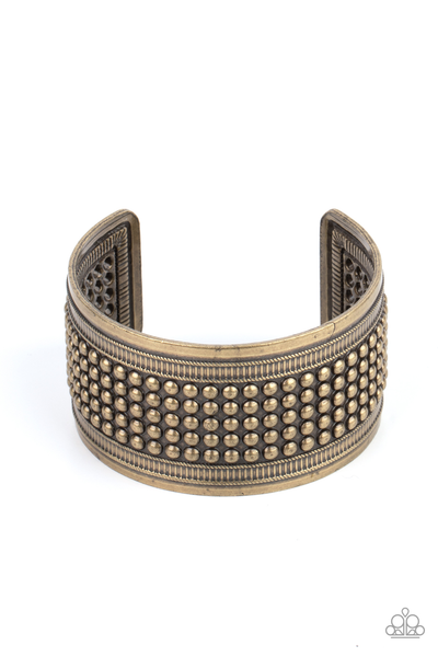 Paparazzi Bronco Bust - Brass Cuff Bracelet