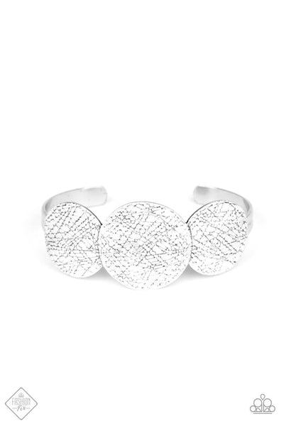 Paparazzi Urban Aftershock Silver Cuff Bracelet