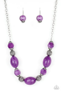 Paparazzi Ice Melt Purple Necklace