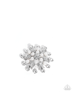Paparazzi Pearly Prologue - White Brooch