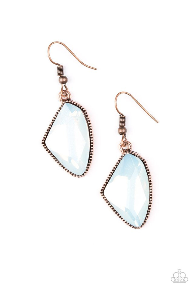 Paparazzi Mystic Mist - Copper Earrings