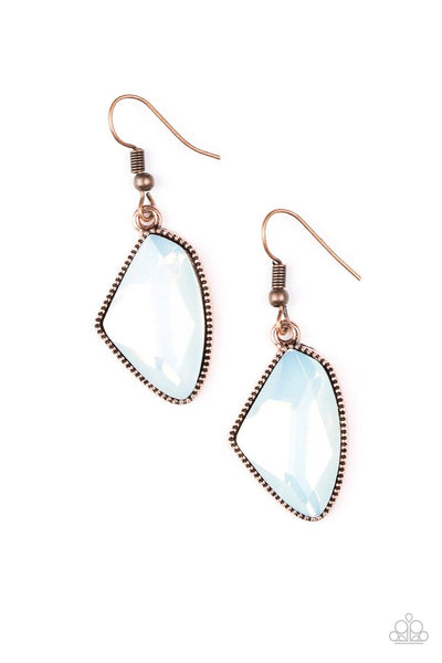 Paparazzi Mystic Mist - Copper Earrings