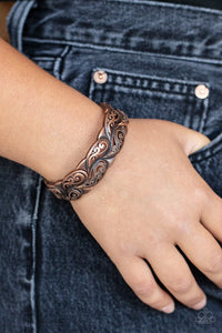 Paparazzi Paisley Portico Bangle Copper Bracelet