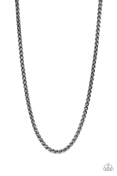 Paparazzi Metro Monopoly - Black Urban Necklace