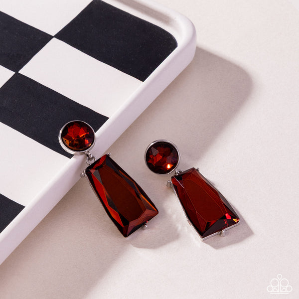 COMING SOON Paparazzi Carefree Character Brown Earrings