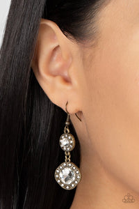 Paparazzi Modern Motives - Brass Earrings