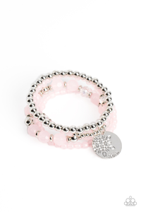 Paparazzi Surfer Style - Faith Pink Bracelet