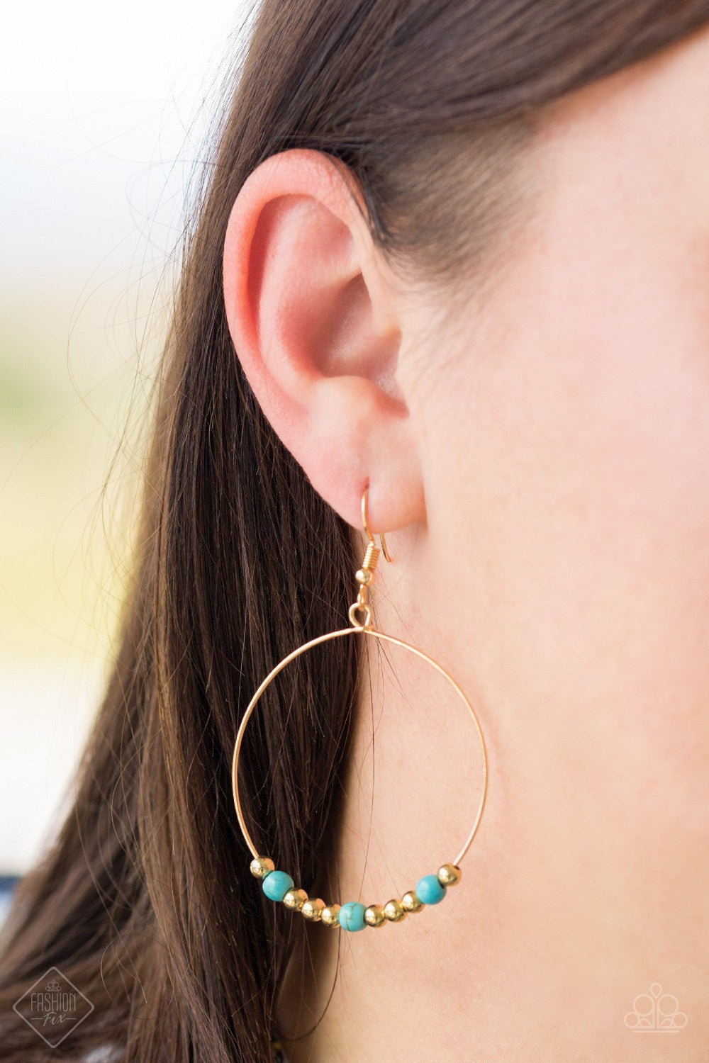 Paparazzi Say A Little PRAIRIE Gold Earrings