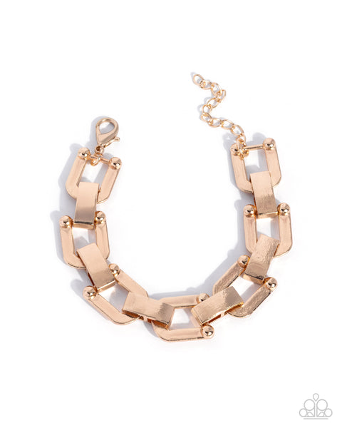COMING SOON Paparazzi Self-Assured Statement Bracelet Gold