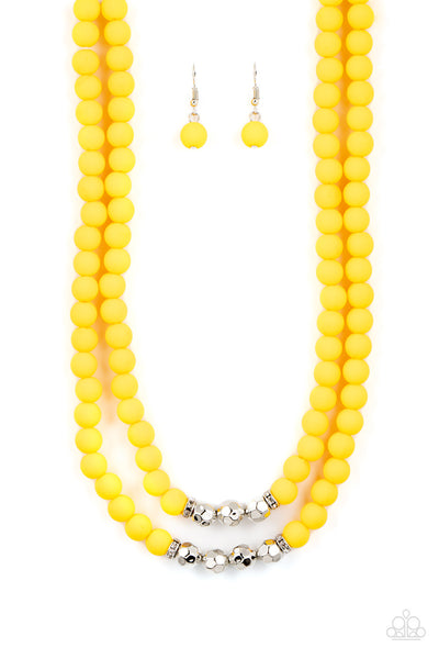 Paparazzi Summer Splash - Yellow Necklace