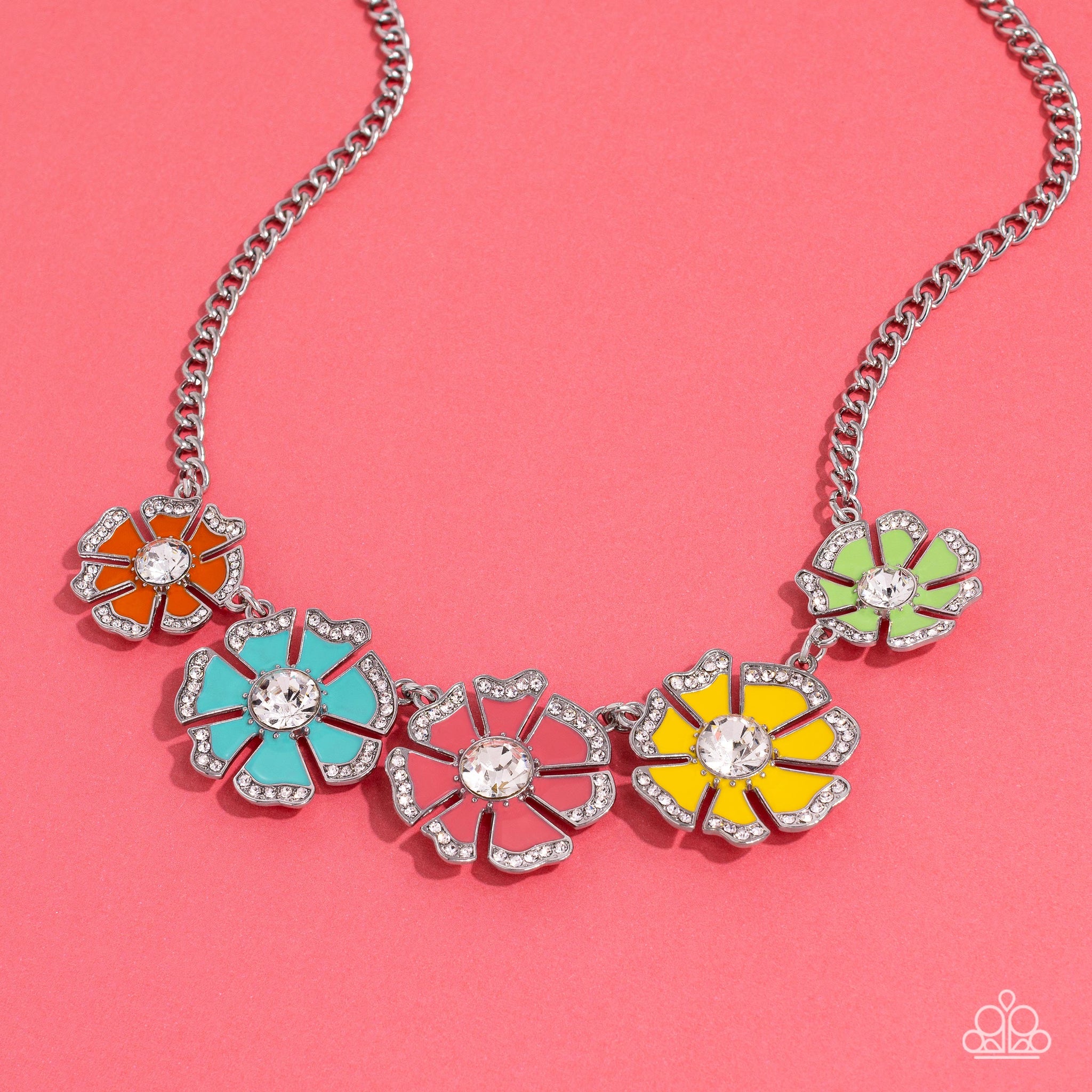 Paparazzi Playful Posies - Multi Necklace