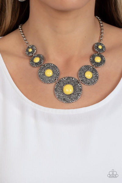 Paparazzi Garden Glade - Yellow Necklace