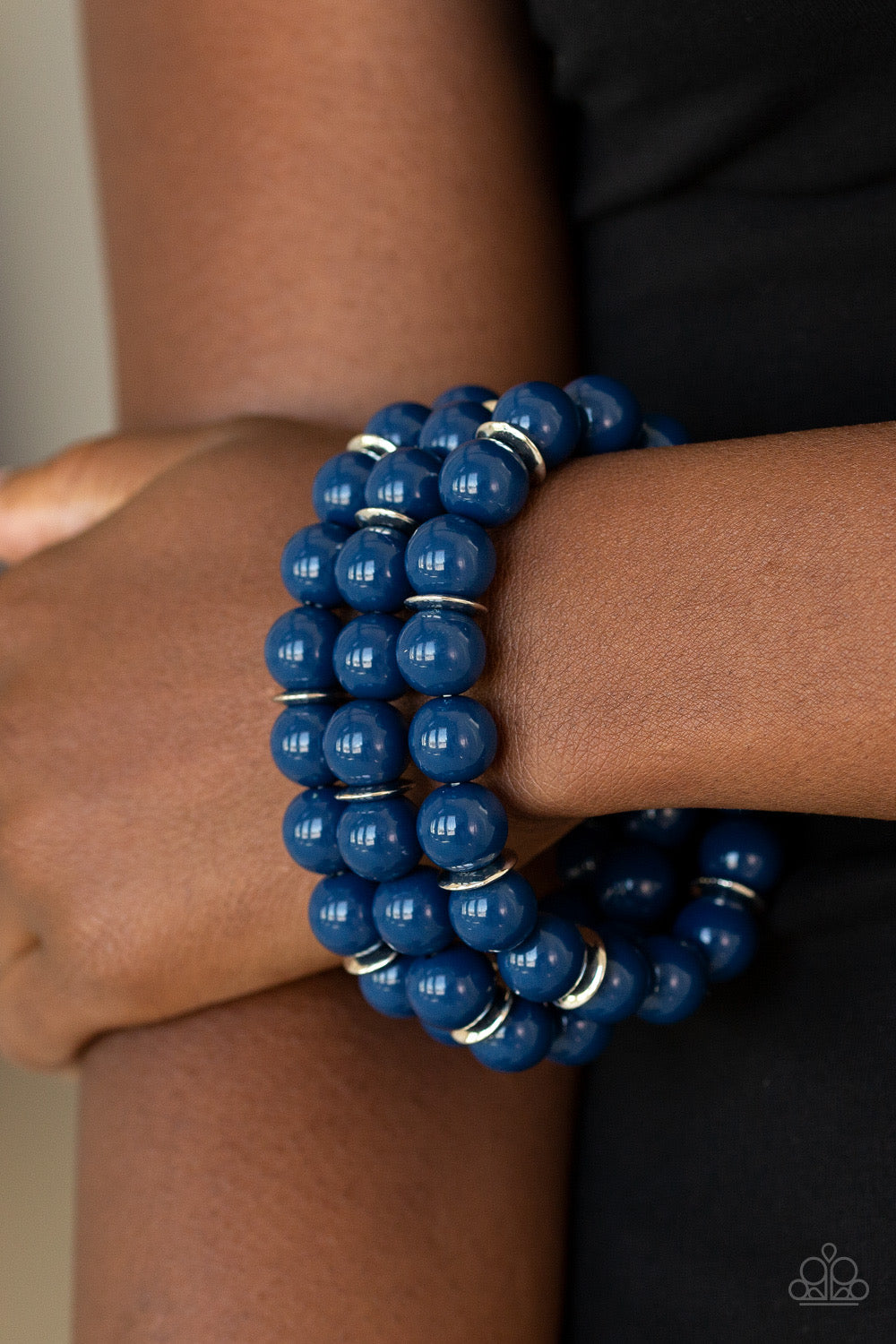 Paparazzi Chroma Collision - Blue Bracelet