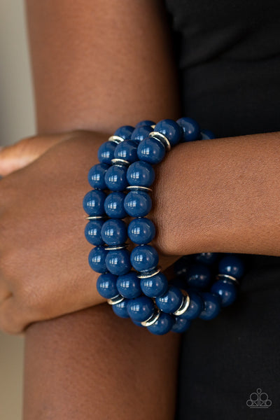 Paparazzi Chroma Collision - Blue Bracelet