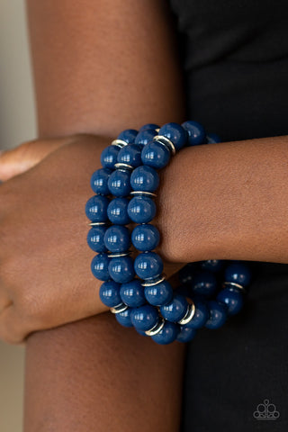 Paparazzi Chroma Collision - Blue Bracelet