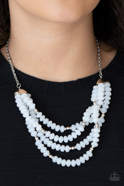 Paparazzi Best POSH-ible Taste - White Necklace