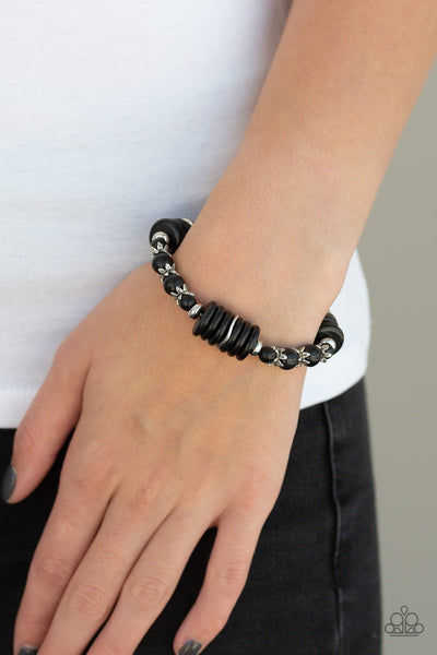 Paparazzi Sagebrush Serenade - Black Bracelet