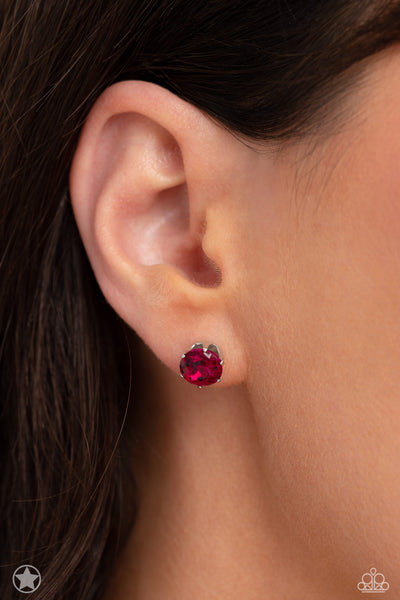 Paparazzi Just In TIMELESS Blockbuster Pink Earrings