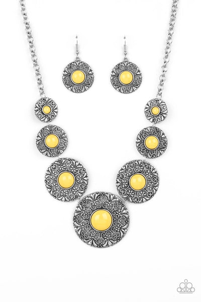 Paparazzi Garden Glade - Yellow Necklace