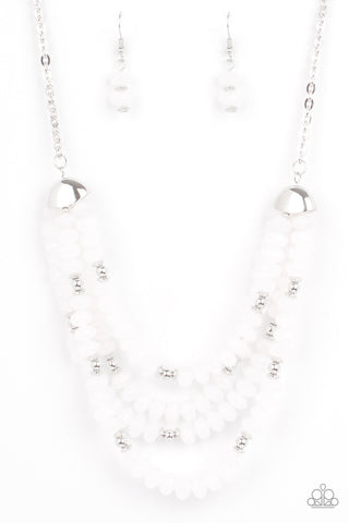 Paparazzi Best POSH-ible Taste - White Necklace