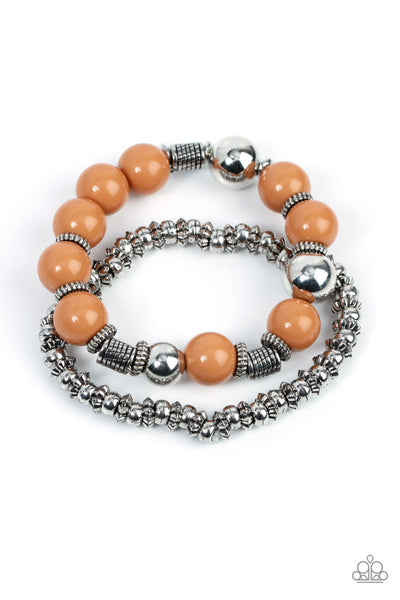 Paparazzi Walk This SWAY - Brown Bracelet