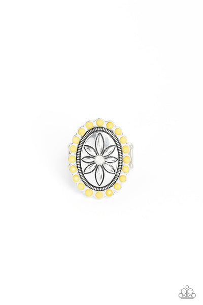 Paparazzi Garden Paradise Yellow Ring