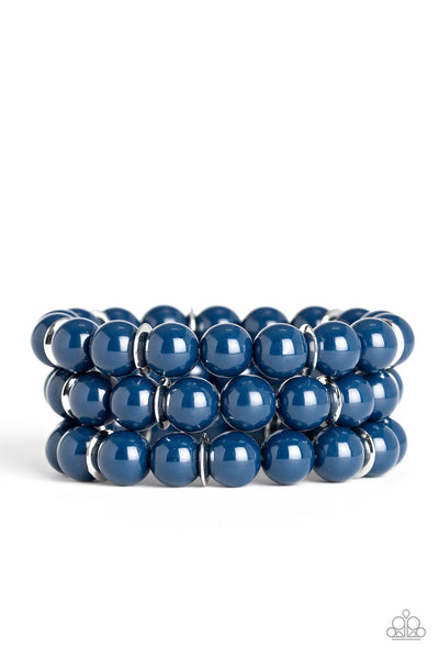 Paparazzi Chroma Collision - Blue Bracelet