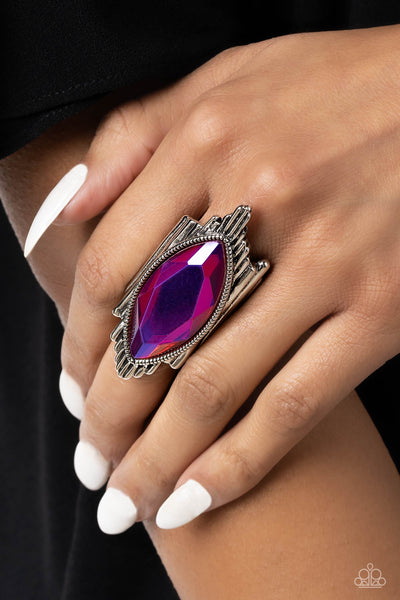 Stunning Showman - UV Shimmer Pink Ring