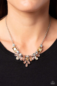 Paparazzi Prima Donna Dazzle - Brown Necklace