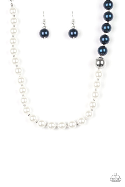 Paparazzi 5th Avenue A-Lister - Blue Pearl Necklace