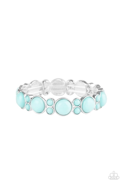 Paparazzi Bubbly Belle - Blue Bracelet