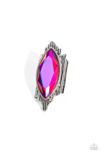 Stunning Showman - UV Shimmer Pink Ring