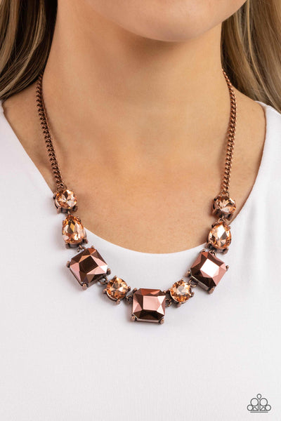 Elevated Edge - Copper Necklace