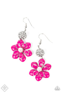 Paparazzi Bewitching Botany Pink Earrings