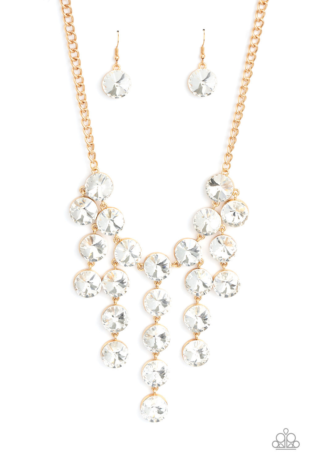 Paparazzi Spotlight Stunner - Gold Necklace