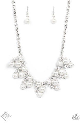 Paparazzi Renown Refinement White Pearl Necklace