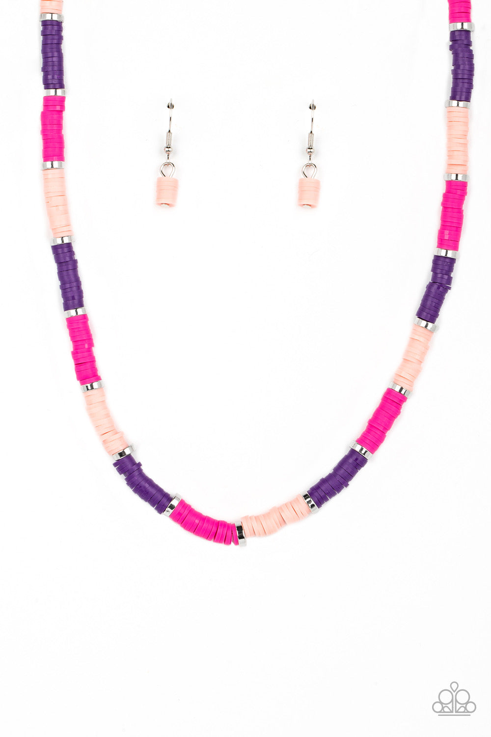 Paparazzi Rainbow Road - Pink Necklace