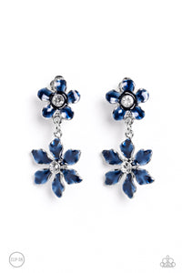 Paparazzi Transparent Talent - Blue Clip on Earrings