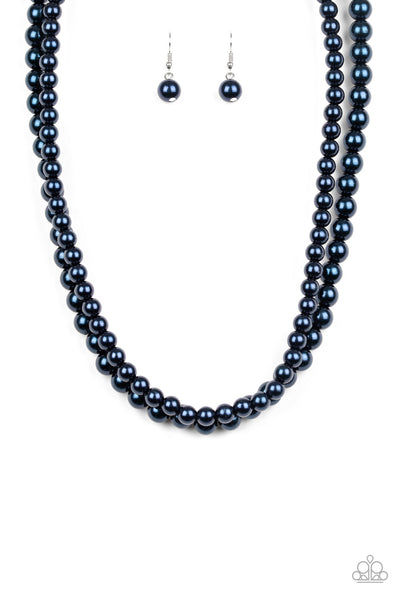 Paparazzi Woman Of The Century - Blue Pearl Necklace