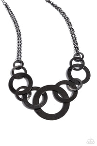 Paparazzi Uptown Links - Black Necklace