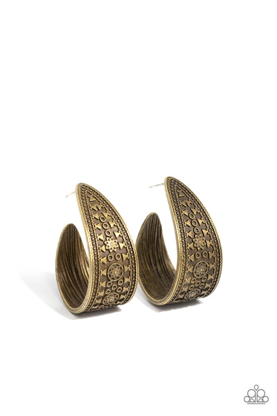 Paparazzi Marketplace Mixer - Brass Earrings