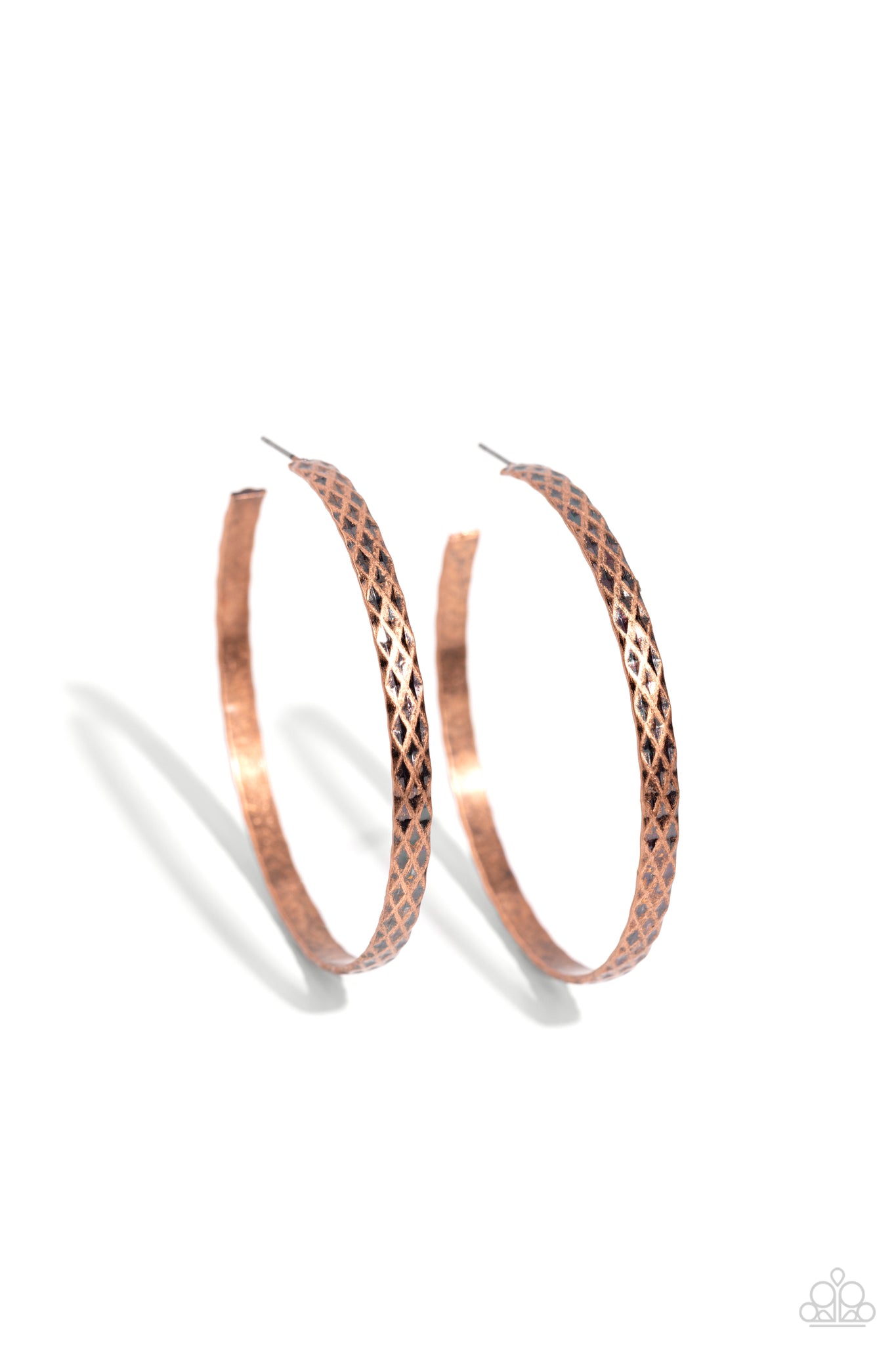 Paparazzi HOOP-De-Do - Copper Earrings